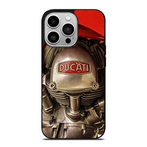 DUCATI ENGINE LOGO RETRO iPhone 14 Pro Case Cover