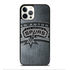 SAN ANTONIO SPURS METAL LOGO iPhone 12 Pro Case Cover