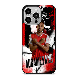 EMERICK AUBAMEYANG ARSENAL FC iPhone 14 Pro Case Cover