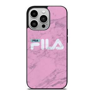 FILA SPORT PINK MARBLE LOGO iPhone 14 Pro Case Cover