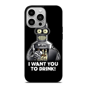 FUTURAMA BENDER QUOTE iPhone 14 Pro Case Cover FUTURAMA BENDER QUOTE iPhone 14 Pro Case Cover