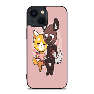 AGGRETSUKO FALLING IN LOVE iPhone 14 Plus Case Cover AGGRETSUKO FALLING IN LOVE iPhone 14 Plus Case Cover