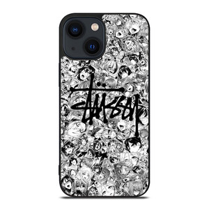 AHEGAO ANIME STUSSY iPhone 14 Plus Case Cover AHEGAO ANIME STUSSY iPhone 14 Plus Case Cover