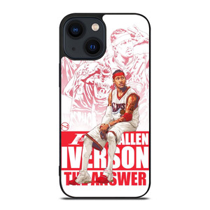 ALLEN IVERSON SIXERS NBA iPhone 14 Plus Case Cover