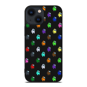AMONG US GAME PATTERN iPhone 14 Plus Case Cover
