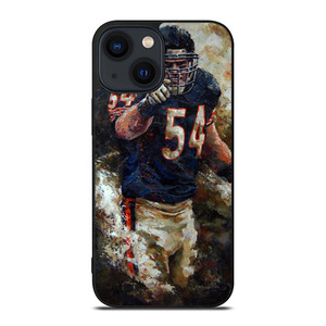 ART BRIAN URLACHER CHICAGO BEARS iPhone 14 Plus Case Cover
