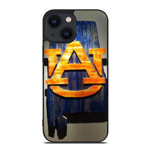 AUBURN TIGERS WOODEN ICON iPhone 14 Plus Case Cover AUBURN TIGERS WOODEN ICON iPhone 14 Plus Case Cover