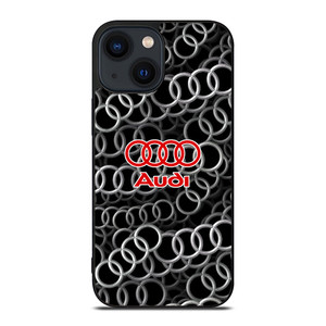 AUDI RING LOGO PATTERN iPhone 14 Plus Case Cover