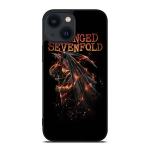 AVENGED SEVENFOLD RACK BAND LOGO iPhone 14 Plus Case Cover AVENGED SEVENFOLD RACK BAND LOGO iPhone 14 Plus Case Cover