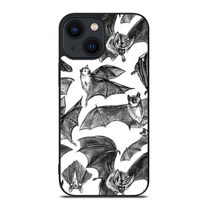 BAT HAND DRAWING PATTERN iPhone 14 Plus Case Cover BAT HAND DRAWING PATTERN iPhone 14 Plus Case Cover