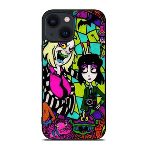 BEETLEJUICE TIM BURTON CARTOON GLASS iPhone 14 Plus Case Cover