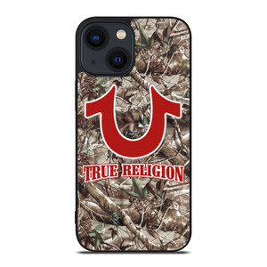 BIG BUDDHA TRUE RELIGION CAMO LOGO iPhone 14 Plus Case Cover