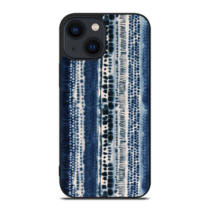 BLUE STRETCHED CHIFFON FABRIC iPhone 14 Plus Case Cover