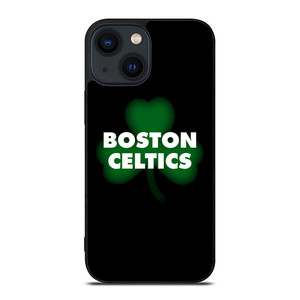 BOSTON CELTICS LEAF SYMBOL iPhone 14 Plus Case Cover BOSTON CELTICS LEAF SYMBOL iPhone 14 Plus Case Cover