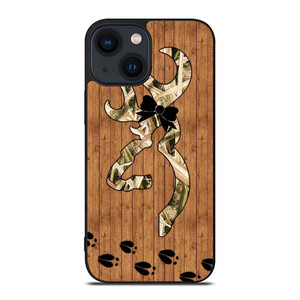 BROWNING WOODEN LOGO iPhone 14 Plus Case Cover BROWNING WOODEN LOGO iPhone 14 Plus Case Cover