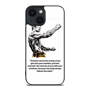 BRUCE LEE QUOTE iPhone 14 Plus Case Cover BRUCE LEE QUOTE iPhone 14 Plus Case Cover