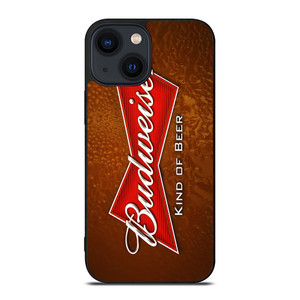 BUDWEISER KING OF BEAR LOGO iPhone 14 Plus Case Cover