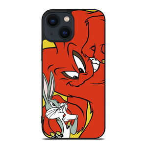 BUGS BUNNY AND GOSSAMER RED iPhone 14 Plus Case Cover BUGS BUNNY AND GOSSAMER RED iPhone 14 Plus Case Cover