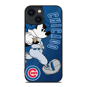 CHICAGO CUBS LOGO MICKEY MOUSE iPhone 14 Plus Case Cover CHICAGO CUBS LOGO MICKEY MOUSE iPhone 14 Plus Case Cover