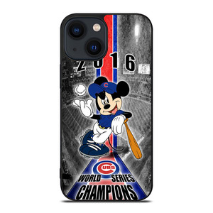 CHICAGO CUBS MICKEY MOUSE iPhone 14 Plus Case Cover CHICAGO CUBS MICKEY MOUSE iPhone 14 Plus Case Cover