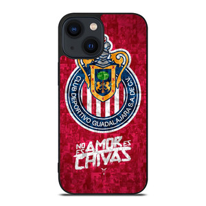 CHIVAS DE GUADALAJARA FOOTBALL CLUB LOGO iPhone 14 Plus Case Cover CHIVAS DE GUADALAJARA FOOTBALL CLUB LOGO iPhone 14 Plus Case Cover