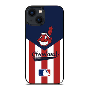 CLEVELAND INDIANS STRIPE LOGO iPhone 14 Plus Case Cover CLEVELAND INDIANS STRIPE LOGO iPhone 14 Plus Case Cover