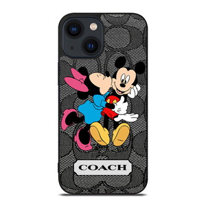 COACH MINNIE MICKEY MOUSE KISS iPhone 14 Plus Case Cover