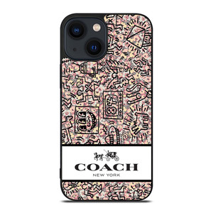 COACH NEW YORK ABSTRACK iPhone 14 Plus Case Cover COACH NEW YORK ABSTRACK iPhone 14 Plus Case Cover