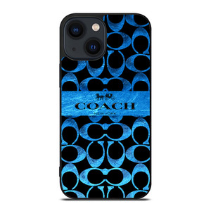 COACH NEW YORK BLUE 2 iPhone 14 Plus Case Cover COACH NEW YORK BLUE 2 iPhone 14 Plus Case Cover