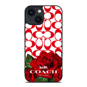 COACH NEW YORK FLOWER 4 iPhone 14 Plus Case Cover COACH NEW YORK FLOWER 4 iPhone 14 Plus Case Cover