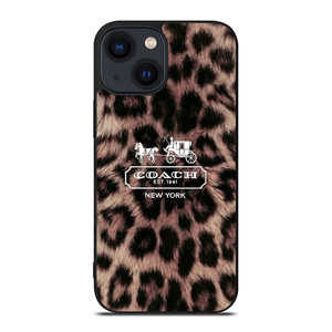 COACH NEW YORK LEOPARD iPhone 14 Plus Case Cover