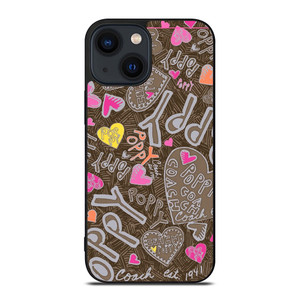 COACH NEW YORK NEW POOPY iPhone 14 Plus Case Cover COACH NEW YORK NEW POOPY iPhone 14 Plus Case Cover
