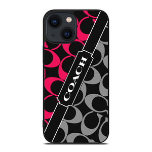 COACH NEW YORK RED WHITE iPhone 14 Plus Case Cover