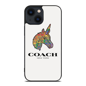 COACH NEW YORK UNICORN iPhone 14 Plus Case Cover COACH NEW YORK UNICORN iPhone 14 Plus Case Cover