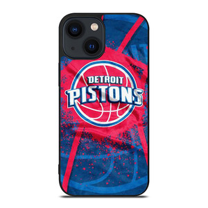 DETROIT PISTONS LOGO JERSEY iPhone 14 Plus Case Cover