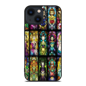 DISNEY PRINCESS STAINED GLASS iPhone 14 Plus Case Cover