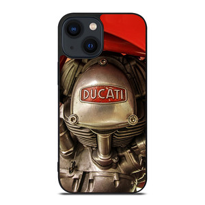 DUCATI ENGINE LOGO RETRO iPhone 14 Plus Case Cover DUCATI ENGINE LOGO RETRO iPhone 14 Plus Case Cover