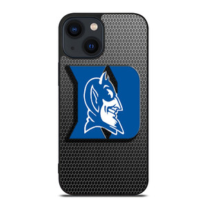 DUKE BLUE DEVILS METAL LOGO iPhone 14 Plus Case Cover DUKE BLUE DEVILS METAL LOGO iPhone 14 Plus Case Cover
