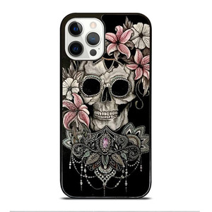 SUGAR SKULL FLOWER iPhone 12 Pro Case Cover