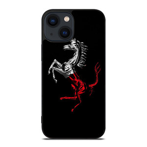FERRARI LOGO CHROME HORSE iPhone 14 Plus Case Cover FERRARI LOGO CHROME HORSE iPhone 14 Plus Case Cover