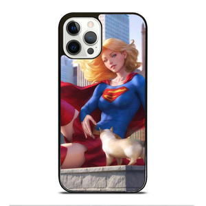 SUPERGIRL  DC CARTOON iPhone 12 Pro Case Cover