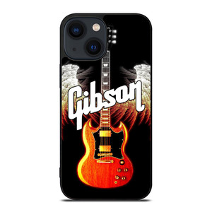 GIBSON GUITAR WINGS LOGO iPhone 14 Plus Case Cover GIBSON GUITAR WINGS LOGO iPhone 14 Plus Case Cover