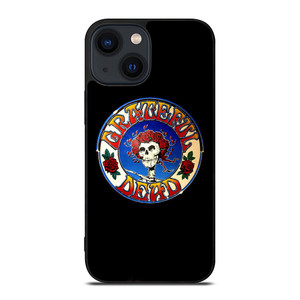 GRATEFUL DEAD BADGE ART iPhone 14 Plus Case Cover GRATEFUL DEAD BADGE ART iPhone 14 Plus Case Cover