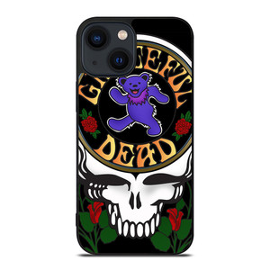 GRATEFUL DEAD FLORAL iPhone 14 Plus Case Cover GRATEFUL DEAD FLORAL iPhone 14 Plus Case Cover