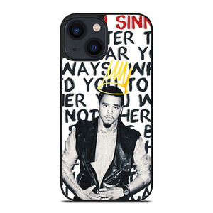 J COLE BORN SINNER QUOTES iPhone 14 Plus Case Cover J COLE BORN SINNER QUOTES iPhone 14 Plus Case Cover