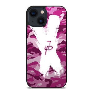 JAKE PAUL LOGO CROSS CAMO iPhone 14 Plus Case Cover JAKE PAUL LOGO CROSS CAMO iPhone 14 Plus Case Cover