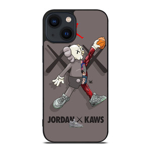 KAWS AIR JORDAN iPhone 14 Plus Case Cover KAWS AIR JORDAN iPhone 14 Plus Case Cover