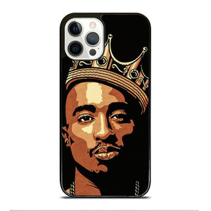 THE KING TUPAC SHAKUR ART iPhone 12 Pro Case Cover