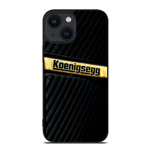 KOENIGSEGG GOLD BLACK CARBON iPhone 14 Plus Case Cover KOENIGSEGG GOLD BLACK CARBON iPhone 14 Plus Case Cover