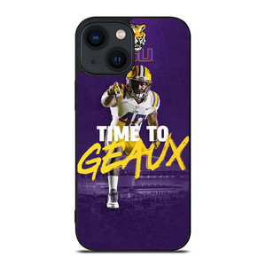 LSU TIGERS TIME TO GEAUX iPhone 14 Plus Case Cover